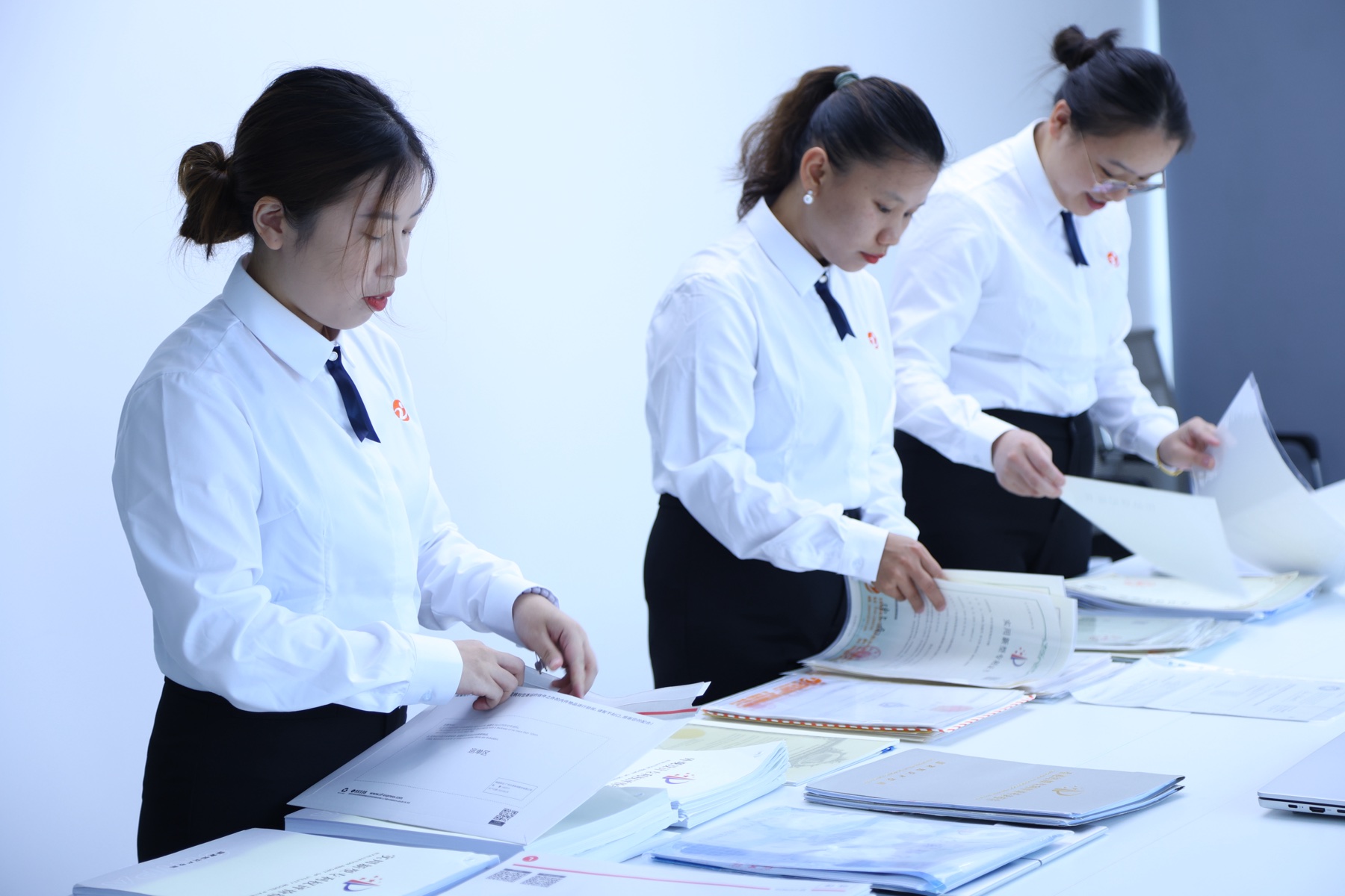 China IP Pro professionals preparing and checking case files